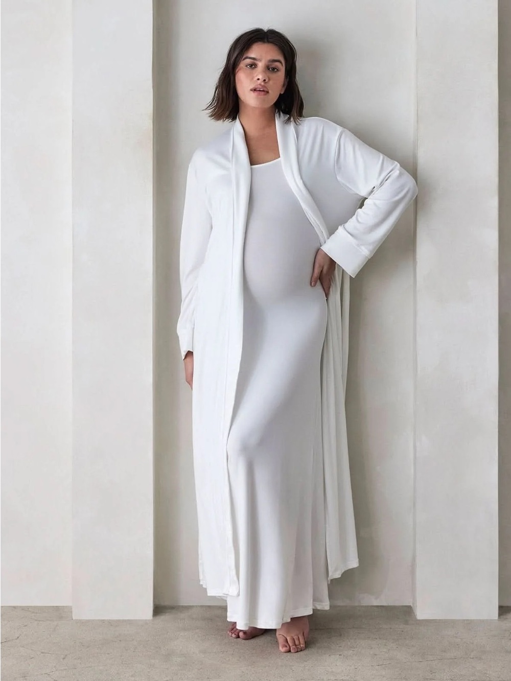 Bumpsuit cloud robe + parachute pants